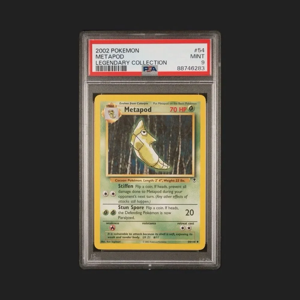 2002 Pokemon Legendary Collection Metapod #54 PSA 9
